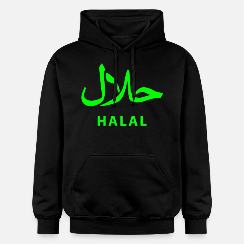 Halal حلال - Sweat à capuche Softstyle® Gildan Unisexe - noir
