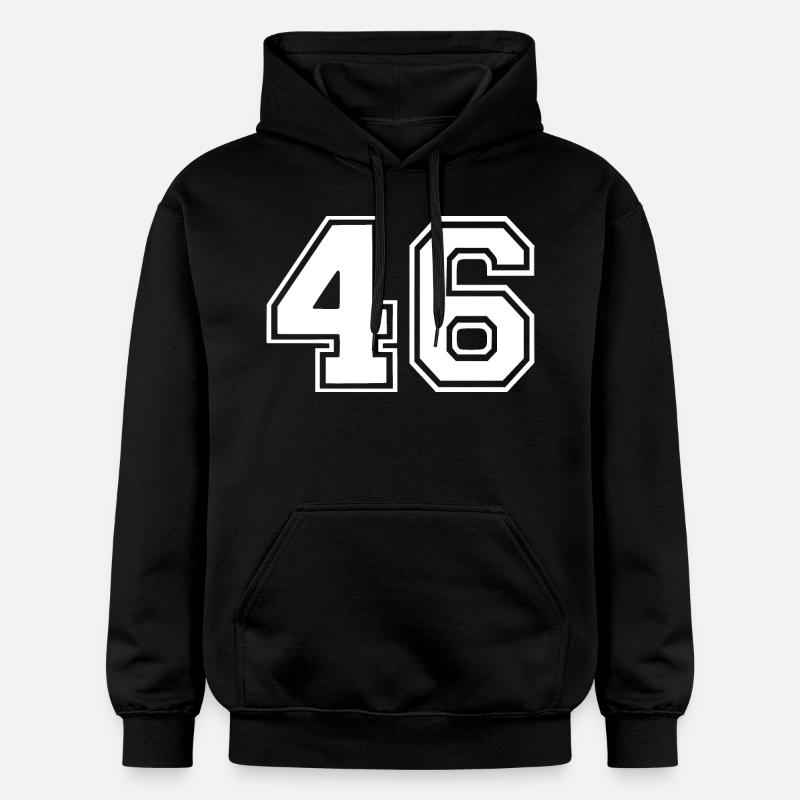 46 - Sweat à capuche Softstyle® Gildan Unisexe - noir