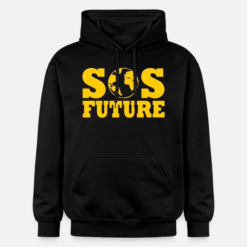 Sos future - Sweat à capuche Softstyle® Gildan Unisexe - noir