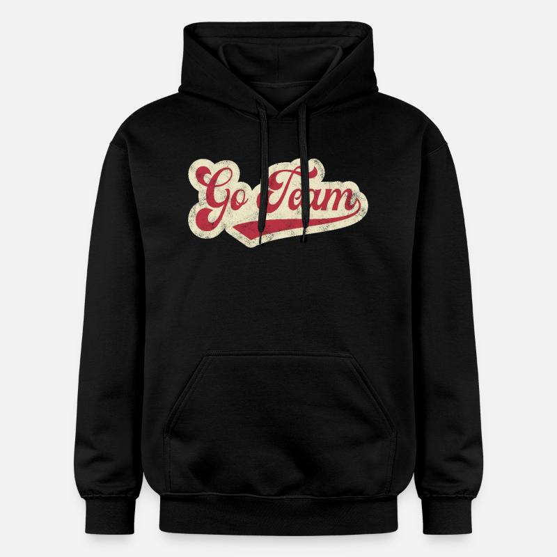 Aller à l’équipe - Sweat à capuche Softstyle® Gildan Unisexe - noir