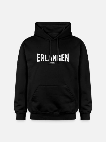Erlangen Original - Gildan Unisex Softstyle® Midweight Hoodie - Schwarz