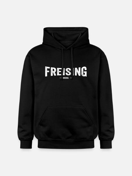 Freising Original - Gildan Unisex Softstyle® Midweight Hoodie - Schwarz