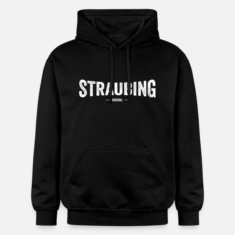 Straubing Original - Gildan Unisex Softstyle® Midweight Hoodie - Schwarz