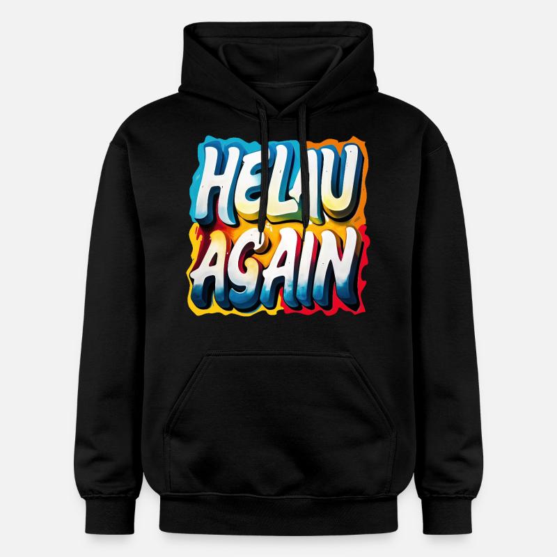 Helau Again Carnaval Carnaval - Sweat à capuche Softstyle® Gildan Unisexe - noir
