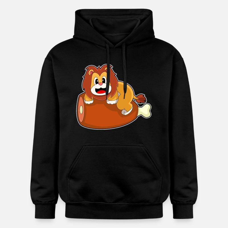 Viande de lion - Sweat à capuche Softstyle® Gildan Unisexe - noir