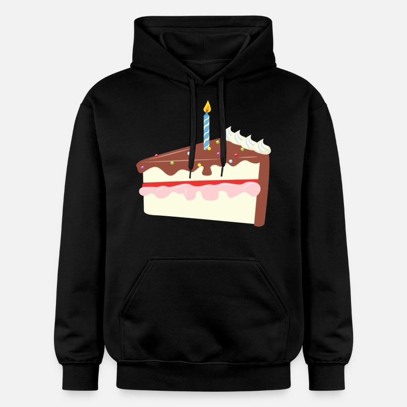 Chocolate Birthday Cake - Sweat à capuche Softstyle® Gildan Unisexe - noir