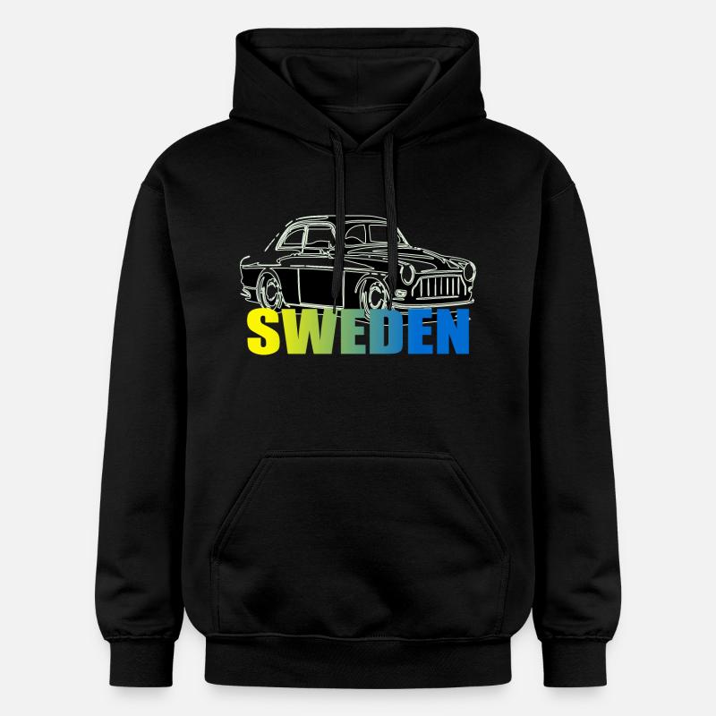 Amazone Auto Design Suède - Sweat à capuche Softstyle® Gildan Unisexe - noir