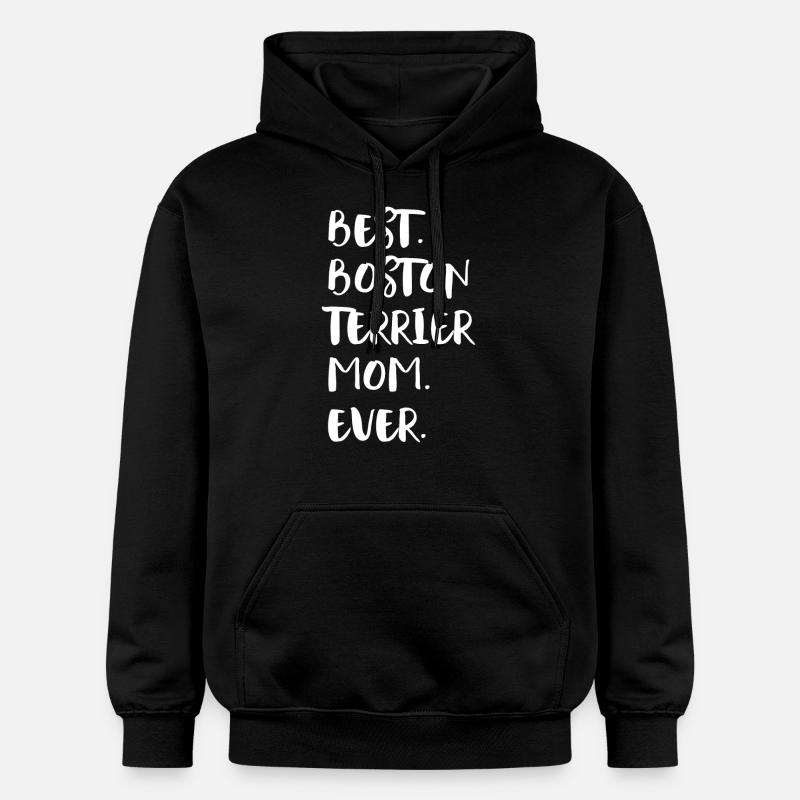 Boston Terrier - Sweat à capuche Softstyle® Gildan Unisexe - noir