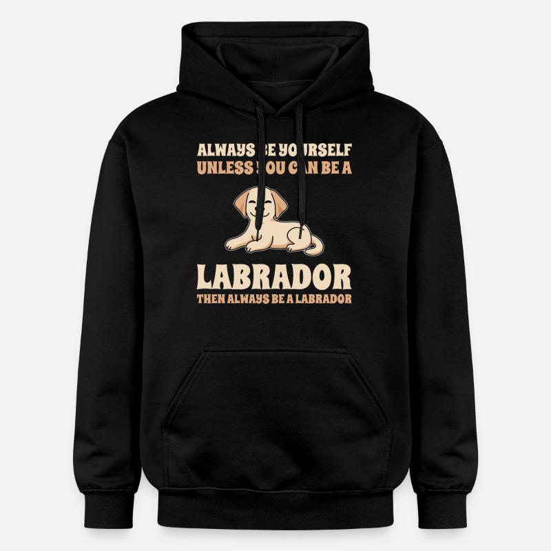 Labrador - Sweat à capuche Softstyle® Gildan Unisexe - noir