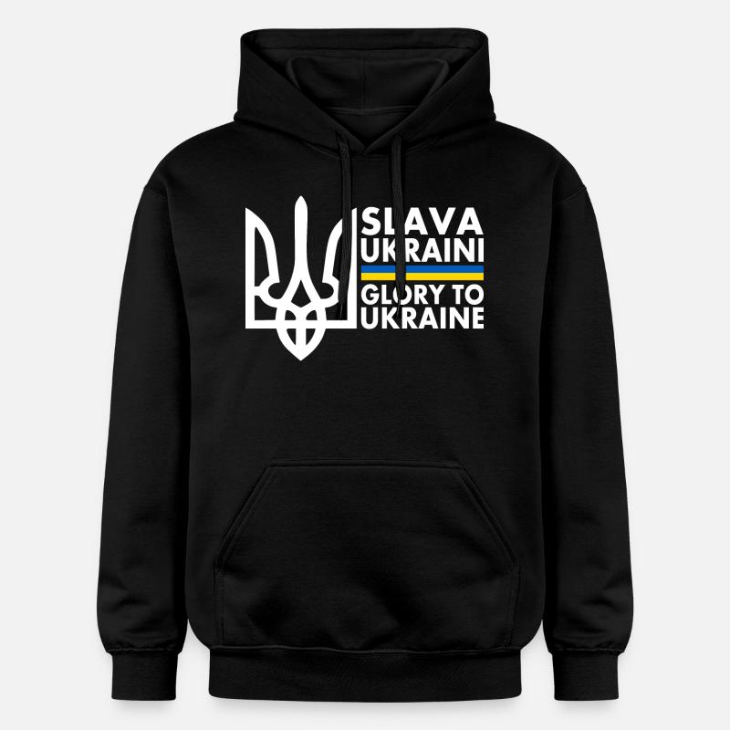 Slava ukraini - Sweat à capuche Softstyle® Gildan Unisexe - noir