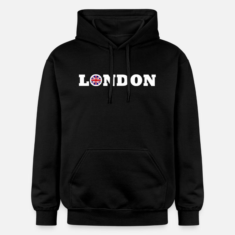 Londres - Sweat à capuche Softstyle® Gildan Unisexe - noir