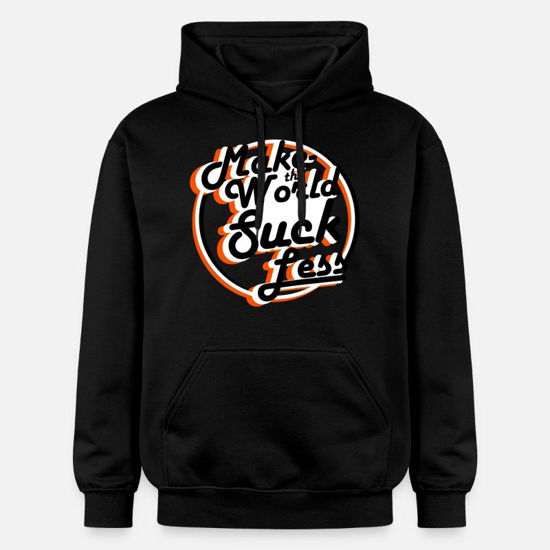sentiments positifs pulvérisent T-shirt - Sweat à capuche Softstyle® Gildan Unisexe - noir