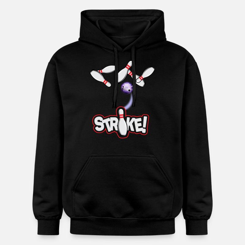 Bowling Strike - Sweat à capuche Softstyle® Gildan Unisexe - noir