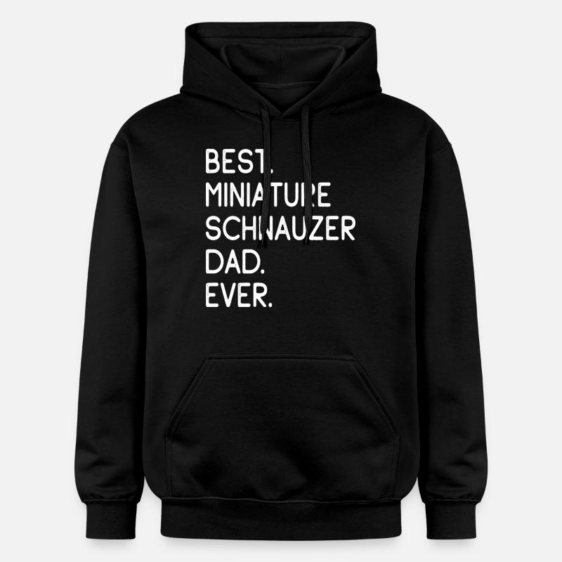 Schnauzer nain Zwergschnauzer - Sweat à capuche Softstyle® Gildan Unisexe - noir
