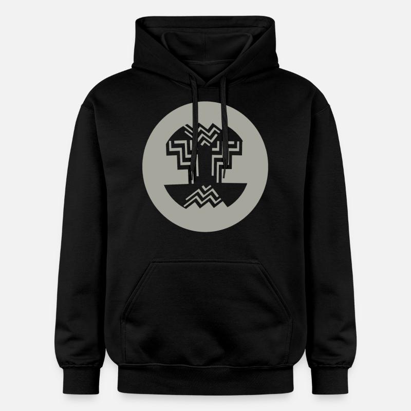 Conception circulaire-intérieure - Sweat à capuche Softstyle® Gildan Unisexe - noir