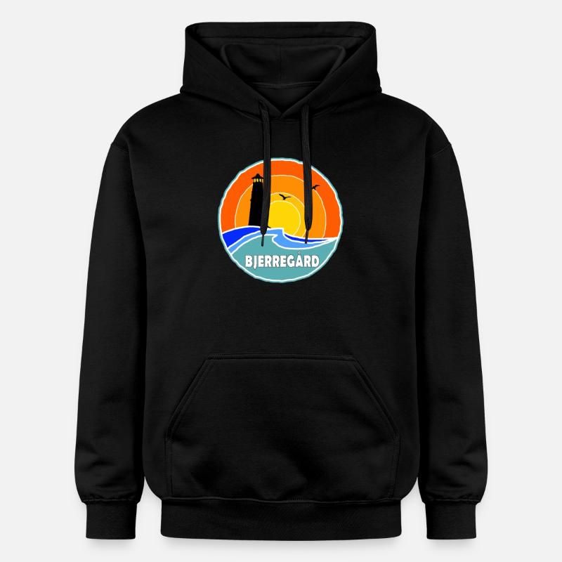 Phare de Bjerregard, Danemark - Sweat à capuche Softstyle® Gildan Unisexe - noir