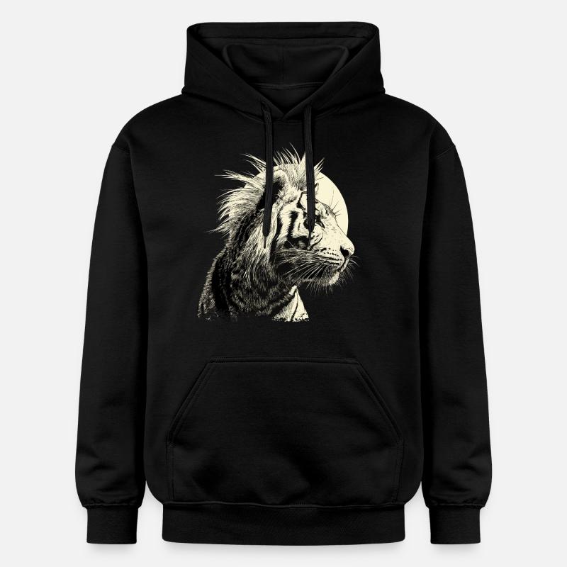 Tigerpunk - Sweat à capuche Softstyle® Gildan Unisexe - noir