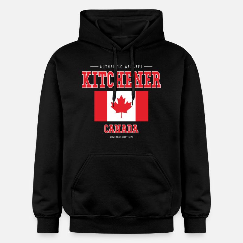 Kitchener - Sweat à capuche Softstyle® Gildan Unisexe - noir