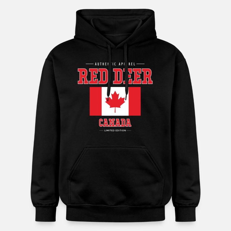 Cerf élaphe - Sweat à capuche Softstyle® Gildan Unisexe - noir