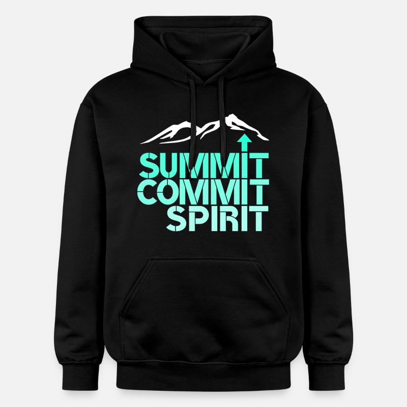 Sommet Spirit Commitment - Sweat à capuche Softstyle® Gildan Unisexe - noir
