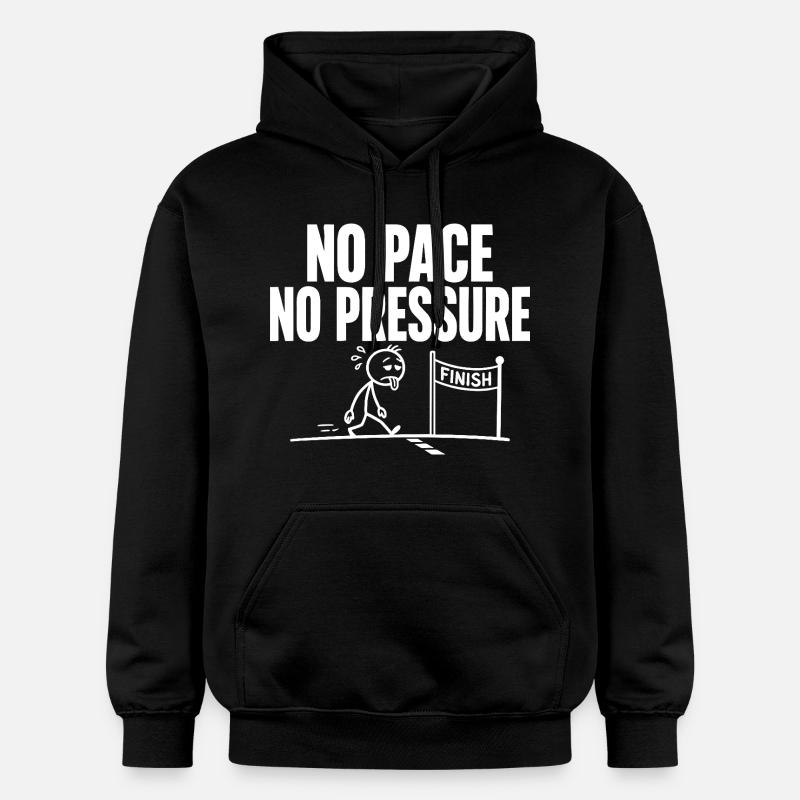 Pas de rythme, pas de pression - Sweat à capuche Softstyle® Gildan Unisexe - noir