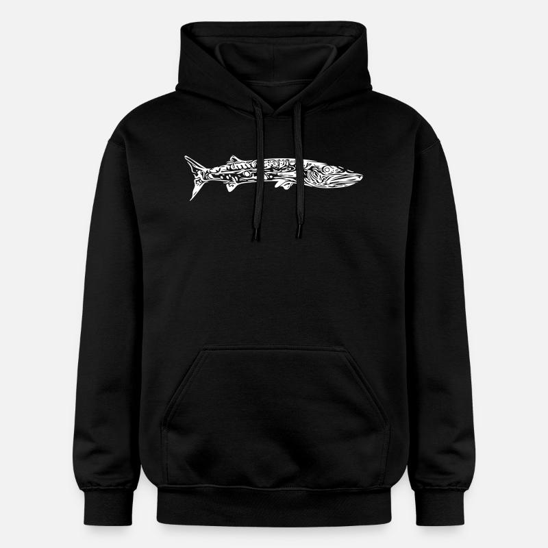 barracuda - Sweat à capuche Softstyle® Gildan Unisexe - noir