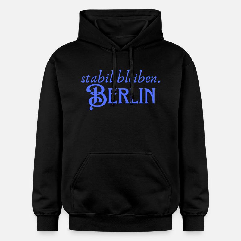 Rester stable à Berlin - Sweat à capuche Softstyle® Gildan Unisexe - noir