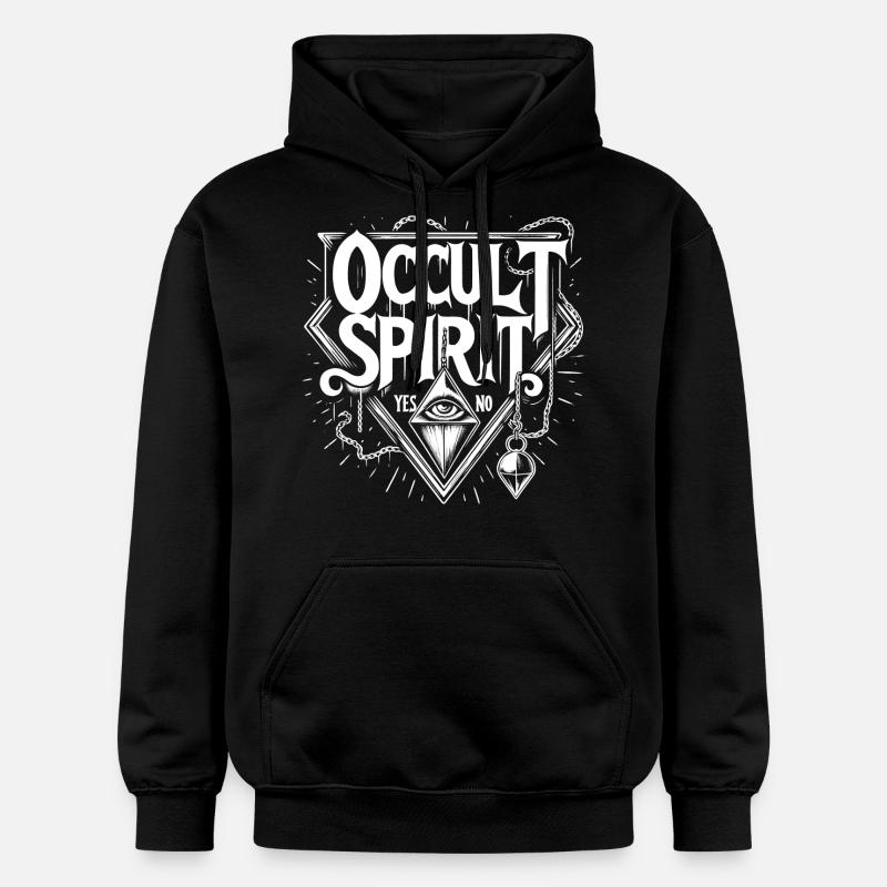 OS logo Pendule 2 - Sweat à capuche Softstyle® Gildan Unisexe - noir