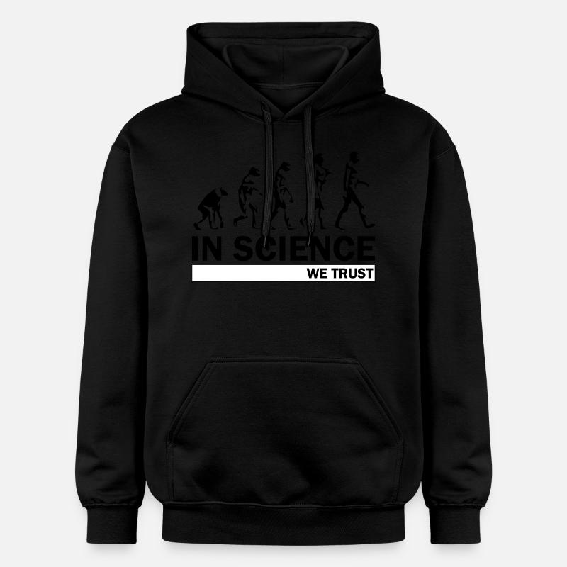 Science Evolution - Gildan Unisex Softstyle® Midweight Hoodie - black