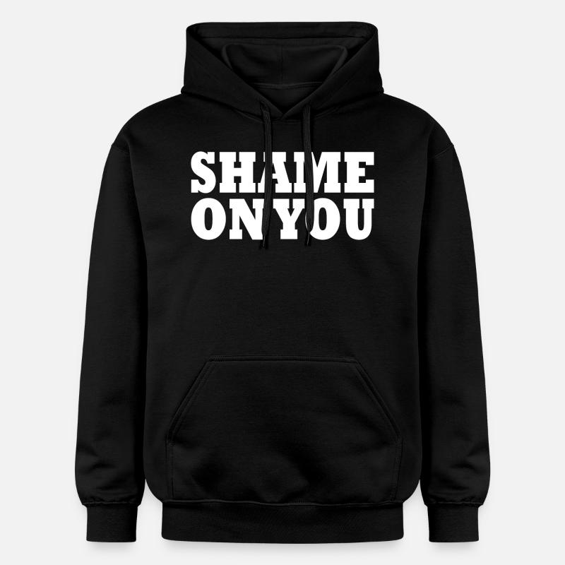 Shame on you - Sweat à capuche Softstyle® Gildan Unisexe - noir