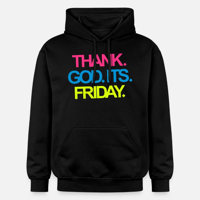 C'est vendredi! - Sweat à capuche Softstyle® Gildan Unisexe - noir