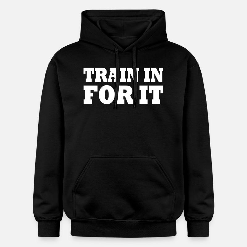 Train in for it - Sweat à capuche Softstyle® Gildan Unisexe - noir