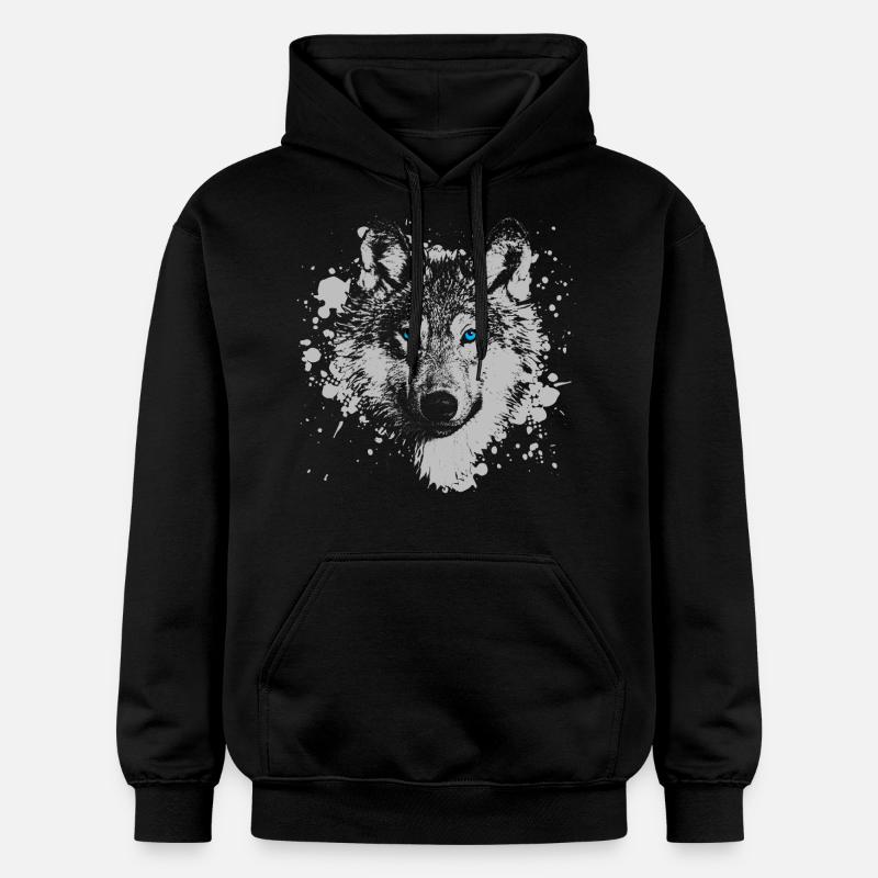 mystique Wolf Pack - Sweat à capuche Softstyle® Gildan Unisexe - noir