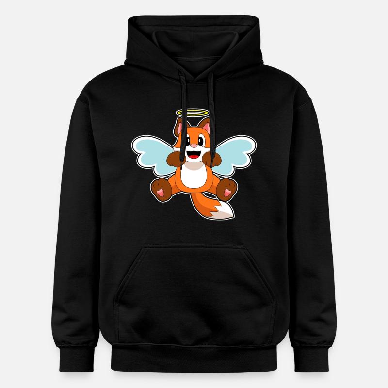 Fox Angel - Sweat à capuche Softstyle® Gildan Unisexe - noir