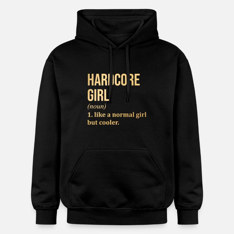 Hardcore - Sweat à capuche Softstyle® Gildan Unisexe - noir