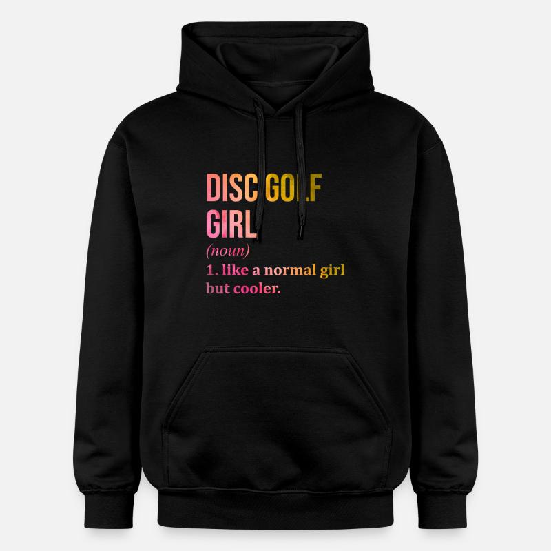 Disc golf - Sweat à capuche Softstyle® Gildan Unisexe - noir