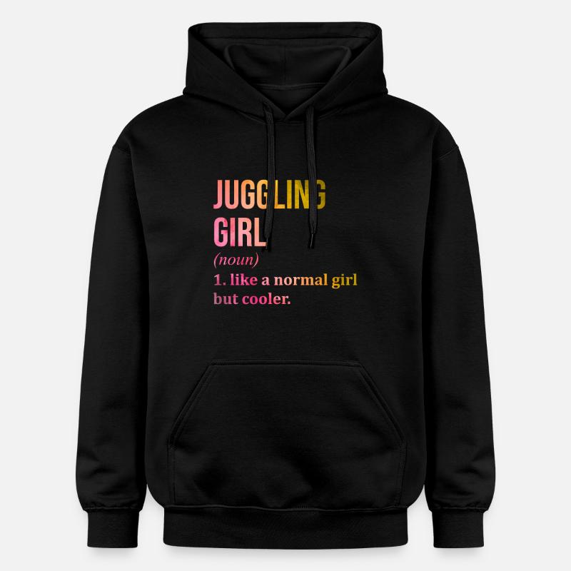 jongleur - Sweat à capuche Softstyle® Gildan Unisexe - noir