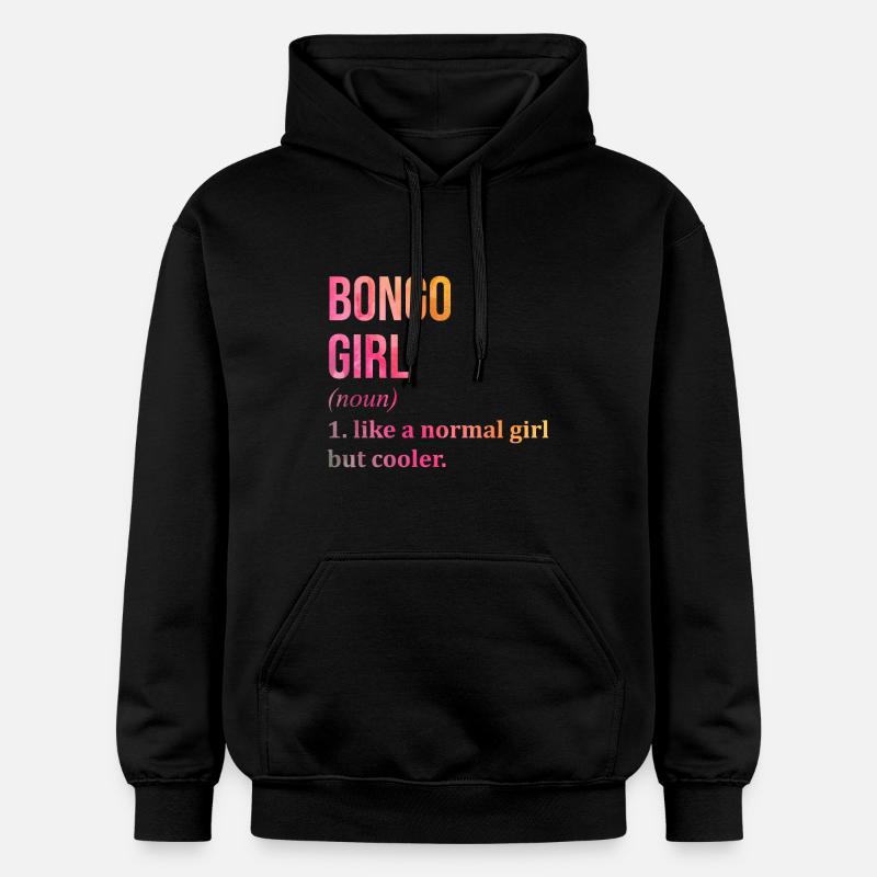 Bongo - Sweat à capuche Softstyle® Gildan Unisexe - noir