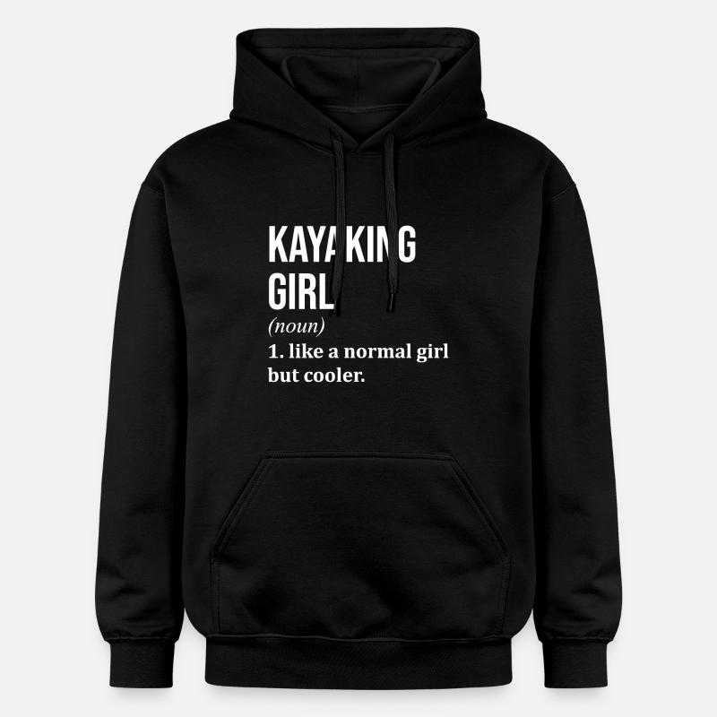 kayak - Sweat à capuche Softstyle® Gildan Unisexe - noir