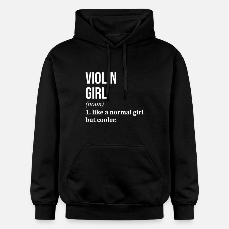 violon - Sweat à capuche Softstyle® Gildan Unisexe - noir