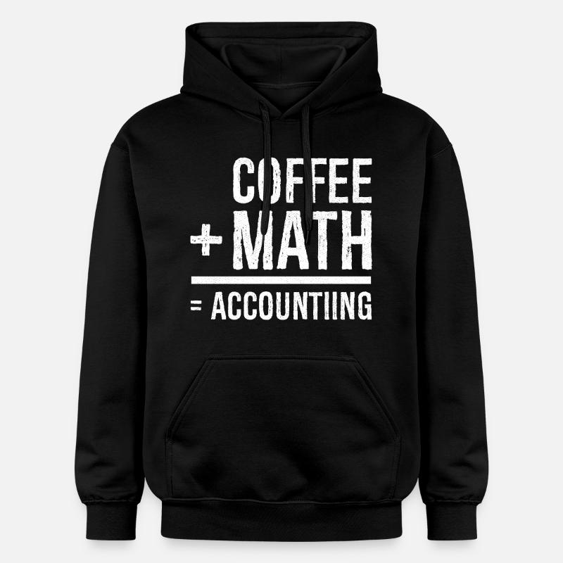 café math comptabilité - Sweat à capuche Softstyle® Gildan Unisexe - noir
