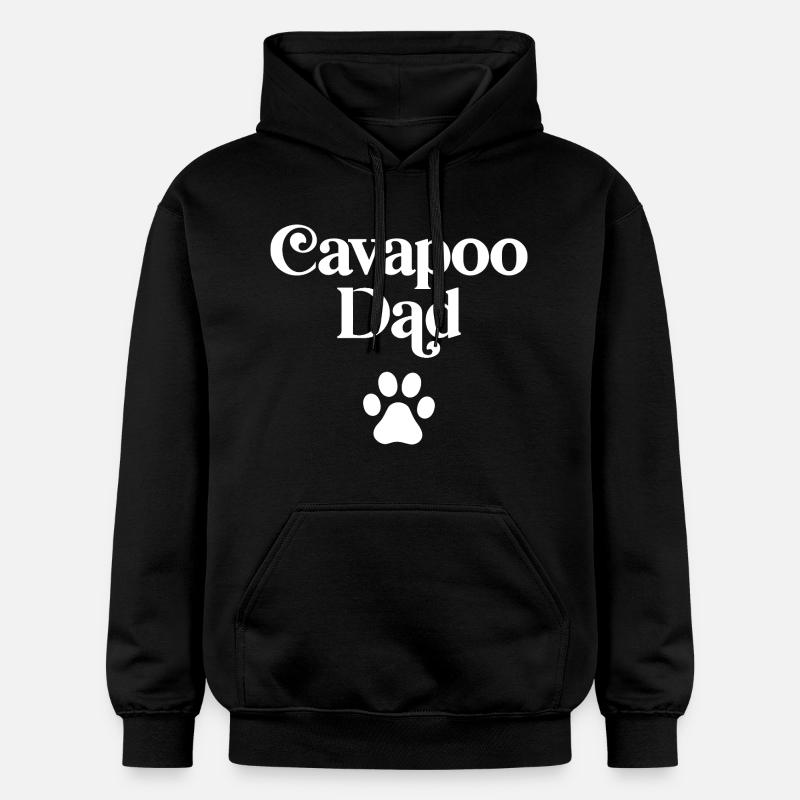 Papa Cavapoo - Sweat à capuche Softstyle® Gildan Unisexe - noir