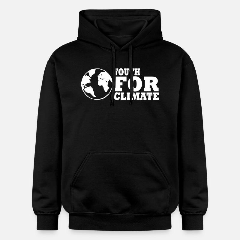 Youth for climate - Sweat à capuche Softstyle® Gildan Unisexe - noir