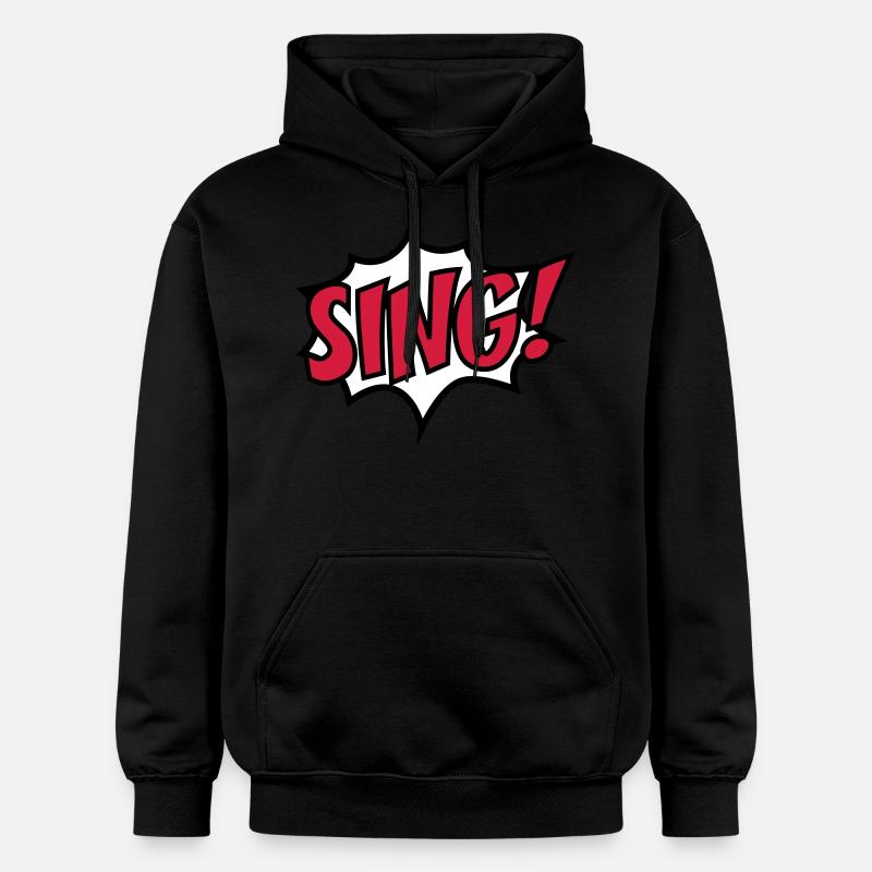 chanter - Sweat à capuche Softstyle® Gildan Unisexe - noir