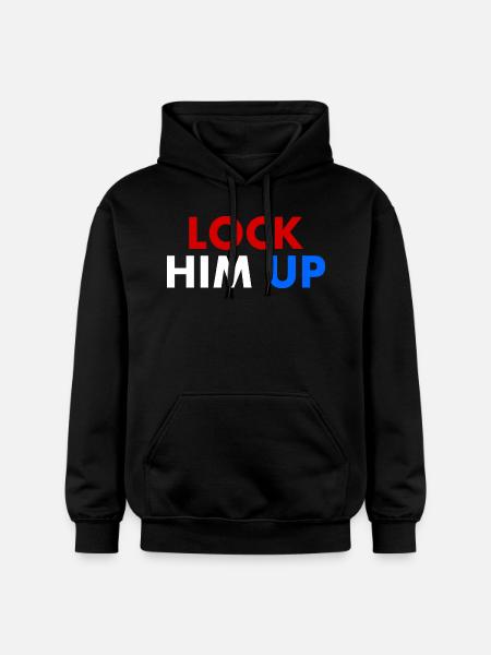 Lock him up - Gildan Unisex Softstyle® Midweight Hoodie - black