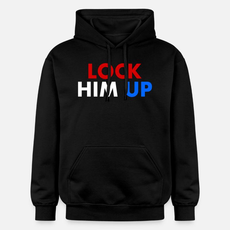 Lock him up - Sweat à capuche Softstyle® Gildan Unisexe - noir