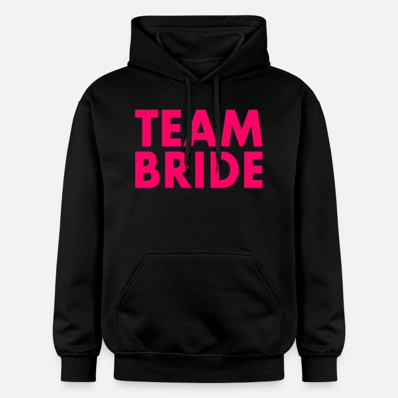 Team bride - Sweat à capuche Softstyle® Gildan Unisexe - noir