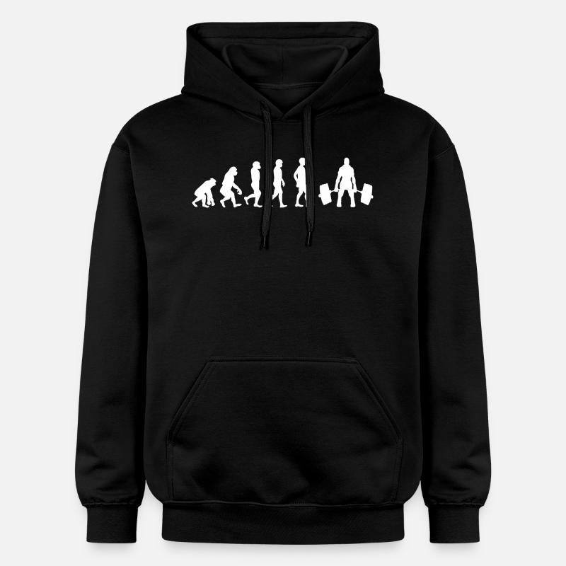 Evolution Weight Lifting - Sweat à capuche Softstyle® Gildan Unisexe - noir