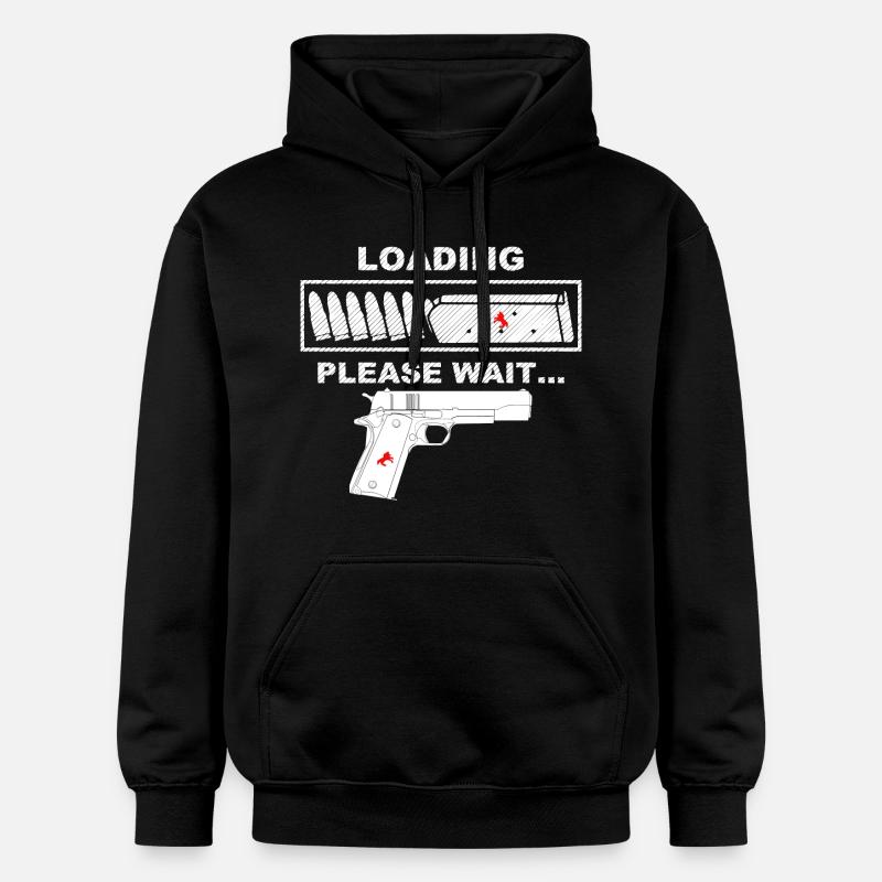 Propriétaire d’armes, 9mm - Sweat à capuche Softstyle® Gildan Unisexe - noir