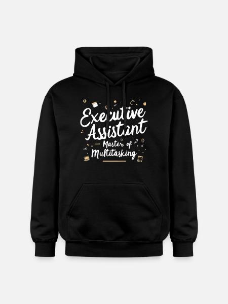 Executive Assistant Master of Multitasking - Gildan Unisex Softstyle® Midweight Hoodie - black